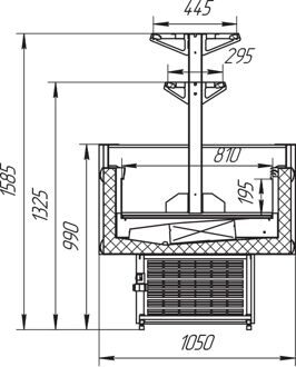 Бонеты "Айс" встройка -22-18