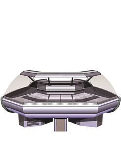 Витрины "Айс-Ун в" угол наружний вентилируемые вынос