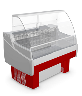 Витрины "Оптима ЛЮКС-М" -18-15 (без подтоварника) 