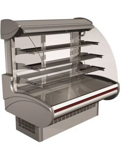 Витрины "Эллада-К" +1+6 с подтоварником, 3 полки